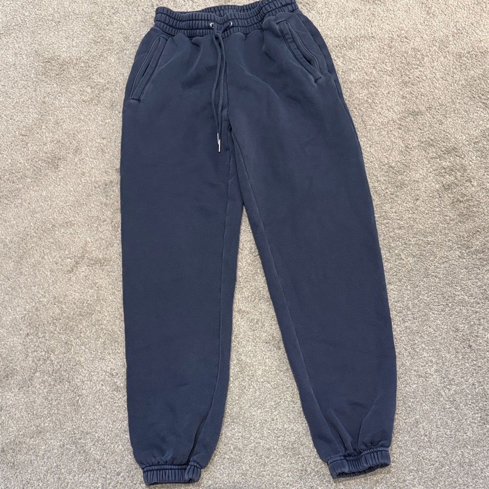Abercrombie & Fitch Blue Fleece Joggers